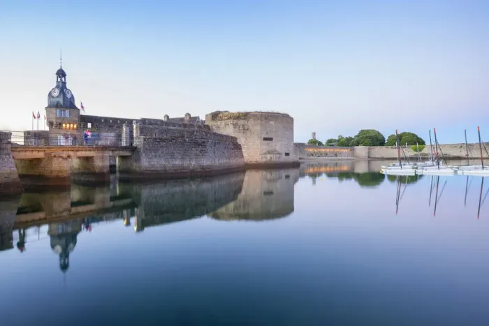 Framed Print : Fortress of Concarneau, Finistere, Brittany, France Framed Print : Fortress of Concarneau, Finistere, Brittany, France