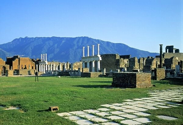 Forum, Pompeii, Bay of Naples, Italy