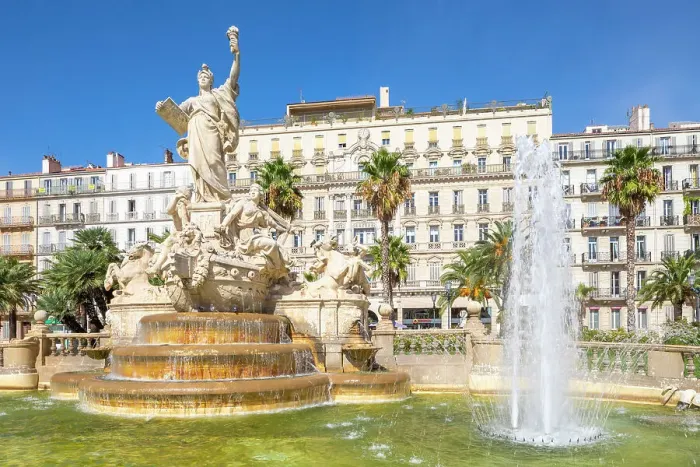 Framed Print : The Fountain of the Federation and the former Grand Hotel in the Place de la Liberte, Toulon, Provence-Alpes-Cote d'Azur, France Framed Print : The Fountain of the Federation and the former Grand Hotel in the Place de la Liberte, Toulon, Provence-Alpes-Cote d'Azur, France