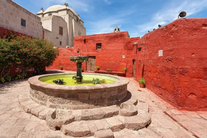 Framed Print : Fountain at Monastery of Santa Catalina de Siena, UNESCO, Arequipa, Arequipa Province, Arequipa Region, Peru Framed Print : Fountain at Monastery of Santa Catalina de Siena, UNESCO, Arequipa, Arequipa Province, Arequipa Region, Peru