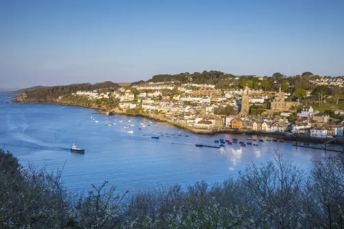 Framed Print : Fowey, Cornwall, England, UK