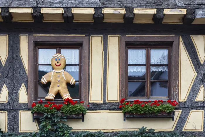 Framed Print : France, Alsace, Kaysersberg. Typical windows of Kaysersberg village Framed Print : France, Alsace, Kaysersberg. Typical windows of Kaysersberg village