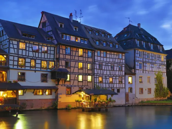 Framed Print : France, Alsace, Strasbourg, La-Petite-France Framed Print : France, Alsace, Strasbourg, La-Petite-France