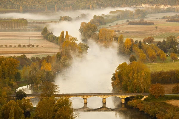 France, Aquitaine Region, Dordogne Department, Domme of the Dordogne River Valley