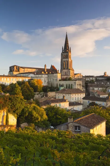 Framed Print : France, Aquitaine Region, Gironde Department, St-Emilion, wine town, town view with Framed Print : France, Aquitaine Region, Gironde Department, St-Emilion, wine town, town view with