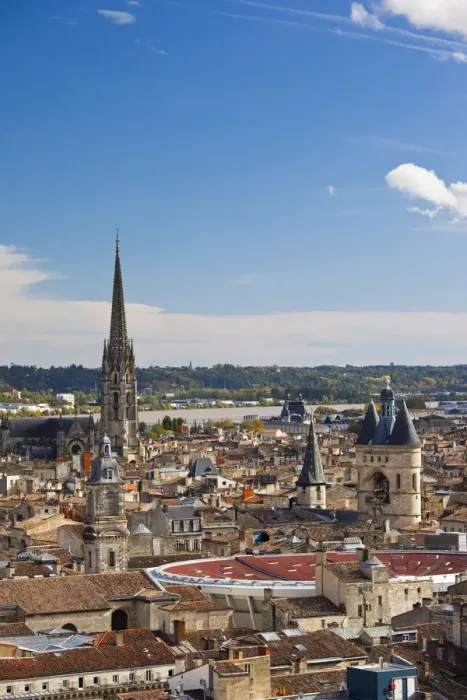 Framed Print : France, Aquitaine Region, Gironde Department, Bordeaux, city overview with Eglise Framed Print : France, Aquitaine Region, Gironde Department, Bordeaux, city overview with Eglise