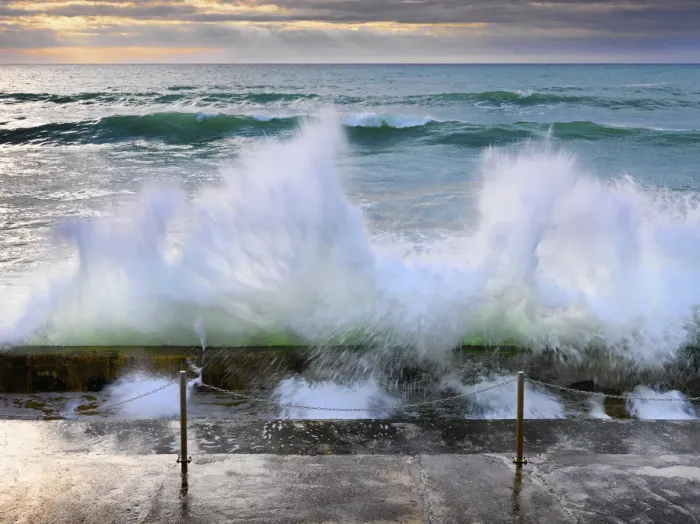 Framed Print : France, Biarritz, Pyrenees-Atlantique, seascape Framed Print : France, Biarritz, Pyrenees-Atlantique, seascape
