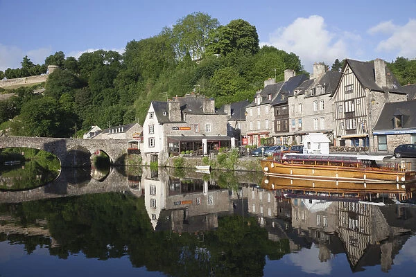 France, Brittany, Cotes-D Armor, Dinan, The Port and River Rance