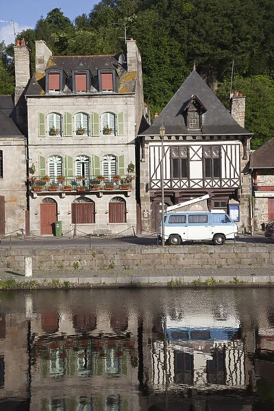 France, Brittany, Cotes-D Armor, Dinan, The Port and River Rance