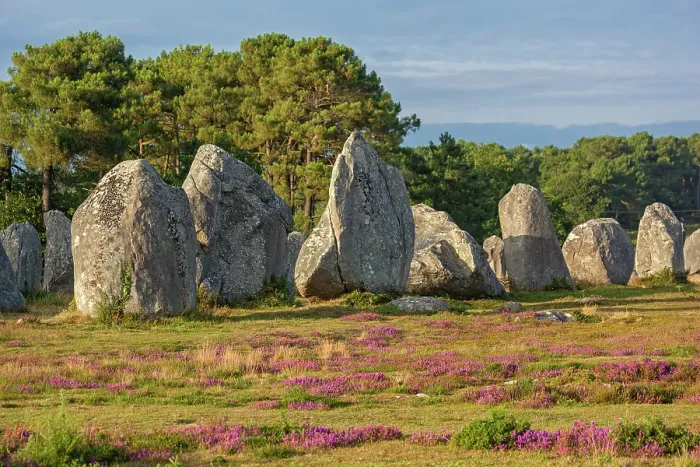 Framed Print : France, Brittany, Morbihan, rows of stone, Kermario Framed Print : France, Brittany, Morbihan, rows of stone, Kermario