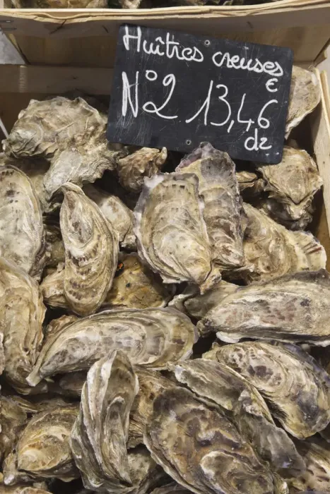 Framed Print : France, Brittany, Saint Malo, Oysters for Sale Framed Print : France, Brittany, Saint Malo, Oysters for Sale