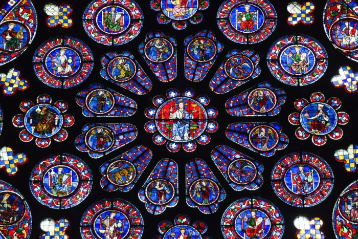 Framed Print : France, Centre Region, Eure et Loir Department, Chartres, Chartres Cathedral, stained Framed Print : France, Centre Region, Eure et Loir Department, Chartres, Chartres Cathedral, stained