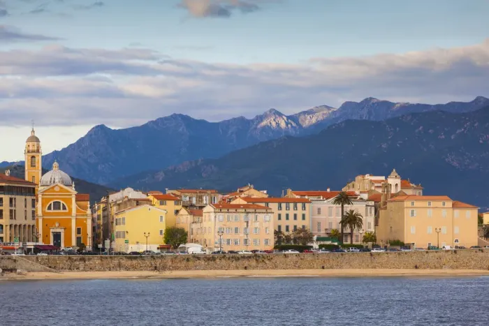 Framed Print : France, Corsica, Corse-du-Sud Department, Corsica West Coast Region, Ajaccio, city Framed Print : France, Corsica, Corse-du-Sud Department, Corsica West Coast Region, Ajaccio, city