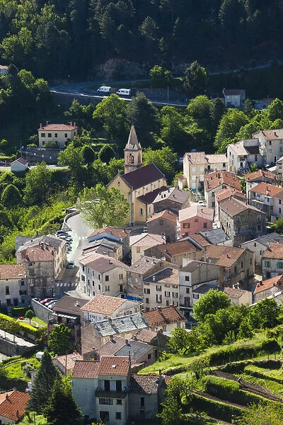France, Corsica, Haute-Corse Department, Central Mountains Region, Vivario, elevated