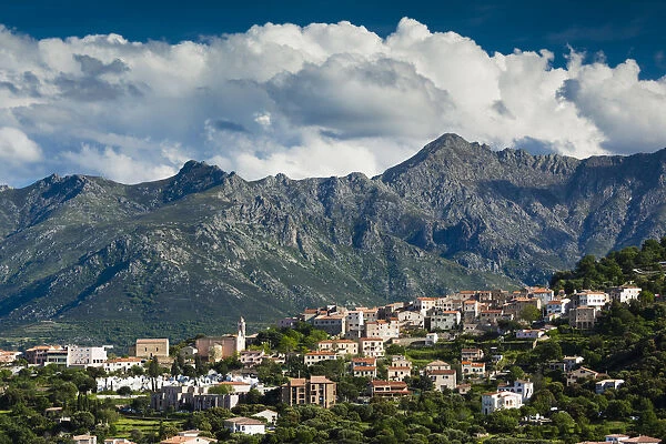 France, Corsica, Haute-Corse Department, La Balagne Region, La Corniche Paoli, mountain
