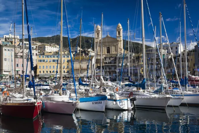 Framed Print : France, Corsica, Haute-Corse Department, Le Cap Corse, Bastia, The Old Port Framed Print : France, Corsica, Haute-Corse Department, Le Cap Corse, Bastia, The Old Port