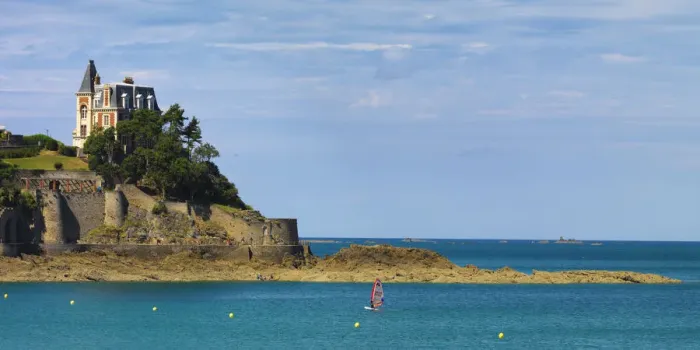 Framed Print : France, Cote d Emeraude (Emerald Coast), Cote d armor, Dinard, Pointe du Moulinet Framed Print : France, Cote d Emeraude (Emerald Coast), Cote d armor, Dinard, Pointe du Moulinet