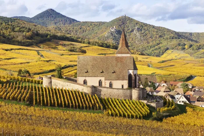 Framed Print : France, Grande Est, Alsace, Haut-Rhin, Hunawihr, Saint-Jacques-le-Majeur church Framed Print : France, Grande Est, Alsace, Haut-Rhin, Hunawihr, Saint-Jacques-le-Majeur church