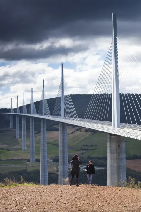 Framed Print : France, Midi-Pyrenees Region, Aveyron Department, Millau, Millau Viaduct Bridge Framed Print : France, Midi-Pyrenees Region, Aveyron Department, Millau, Millau Viaduct Bridge