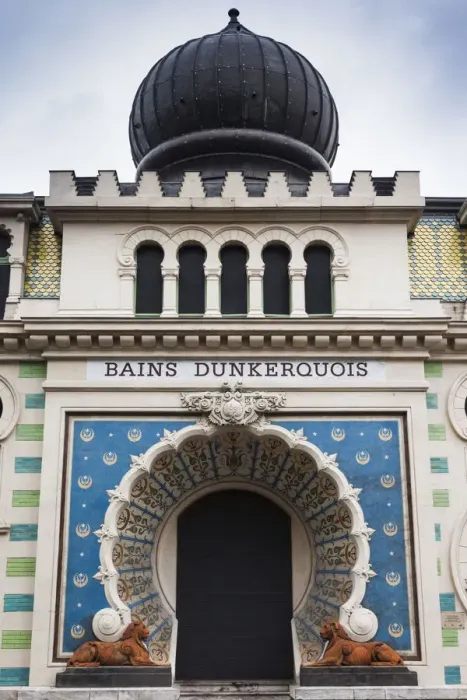 Framed Print : France, Nord-Pas de Calais Region, French Flanders Area, Dunkerque, Bains Dunkerquois