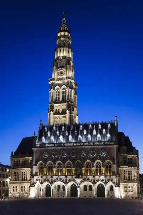 Framed Print : France, Nord-Pas de Calais Region, Arras, town hall and tower Framed Print : France, Nord-Pas de Calais Region, Arras, town hall and tower
