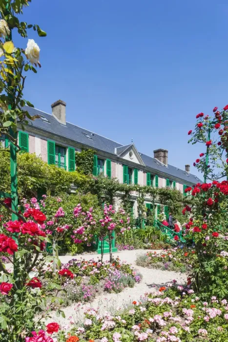 Framed Print : France, Normandy, Giverny, Monets House and Garden Framed Print : France, Normandy, Giverny, Monets House and Garden