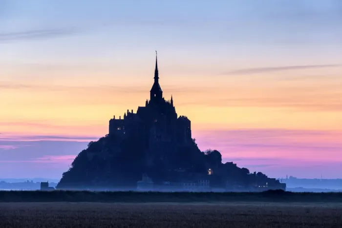 Framed Print : France, Normandy (Normandie), Manche department, Le Mont-Saint-Miichel at sunrise Framed Print : France, Normandy (Normandie), Manche department, Le Mont-Saint-Miichel at sunrise