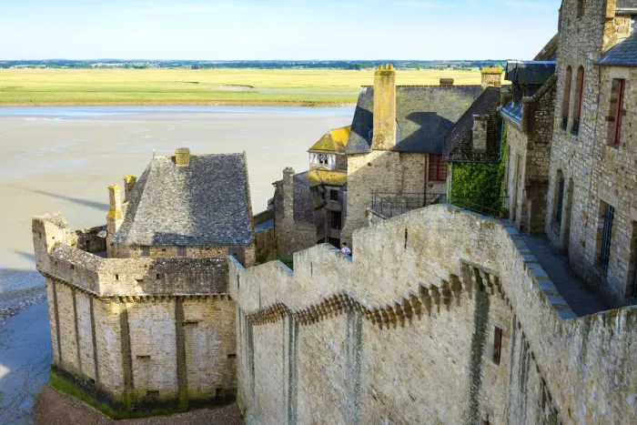 Framed Print : France, Normandy (Normandie), Manche department, Le Mont-Saint-Miichel, city walls Framed Print : France, Normandy (Normandie), Manche department, Le Mont-Saint-Miichel, city walls
