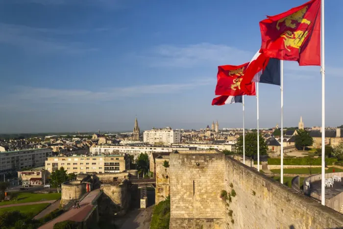 Framed Print : France, Normandy Region, Calvados Department, Caen, Chateau de Guillame le Conquerant Framed Print : France, Normandy Region, Calvados Department, Caen, Chateau de Guillame le Conquerant