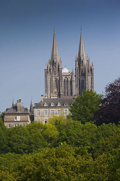 France, Normandy Region, Manche Department, Coutances, Coutances Cathedral