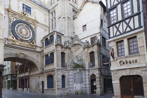 France, Normandy, Rouen, The Gros Horloge aka The Great Clock
