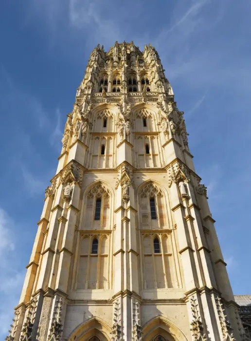 Framed Print : France, Normandy, Rouen, Notra dame cathedral; Bell tower Framed Print : France, Normandy, Rouen, Notra dame cathedral; Bell tower