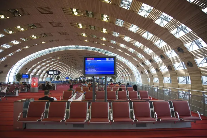 Framed Print : France, Paris, Charles de Gaulle Airport, Terminal 2 Framed Print : France, Paris, Charles de Gaulle Airport, Terminal 2