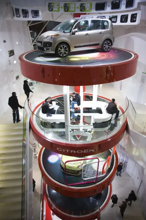 Framed Print : France, Paris, Citroen automobile showroom on the Champs Elysees Framed Print : France, Paris, Citroen automobile showroom on the Champs Elysees