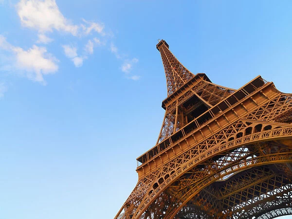 France, Paris, Eiffel Tower, Low view