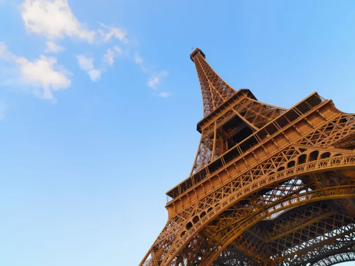 Framed Print : France, Paris, Eiffel Tower, Low view Framed Print : France, Paris, Eiffel Tower, Low view