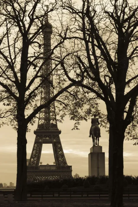 Framed Print : France, Paris, Eiffel Tower from Trocadero