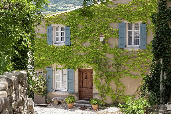 France, Provence-Alpes-Cote d Azur, House in the village of Banon