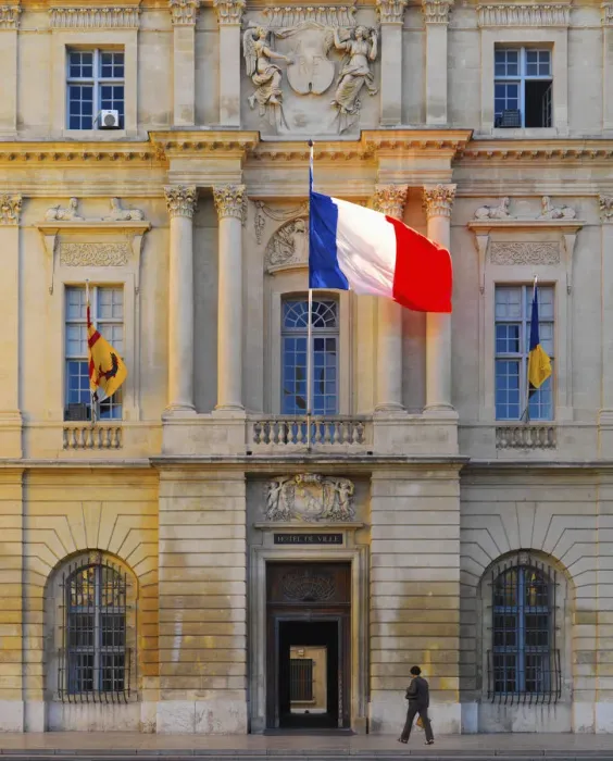 Framed Print : France, Provence, Arles, Place de la republic, Town hall Framed Print : France, Provence, Arles, Place de la republic, Town hall