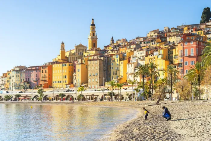 Framed Print : France, Provence, French Riviera Alps, Menton Framed Print : France, Provence, French Riviera Alps, Menton