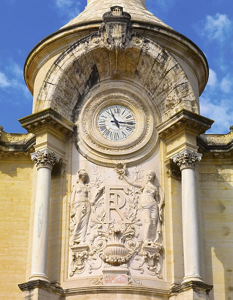 France, Provence, Nimes, Daudet clock