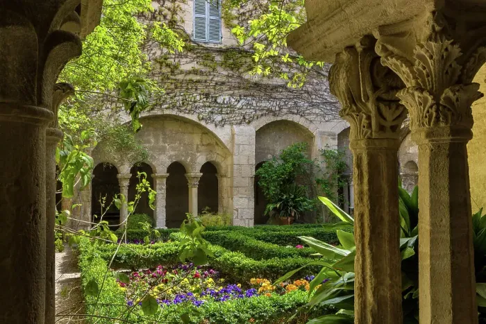 Framed Print : France, Provence, region Bouches-du-Rhone, St-Remy-de-Provence town, Saint-Paul-de-Mausole monastery Framed Print : France, Provence, region Bouches-du-Rhone, St-Remy-de-Provence town, Saint-Paul-de-Mausole monastery