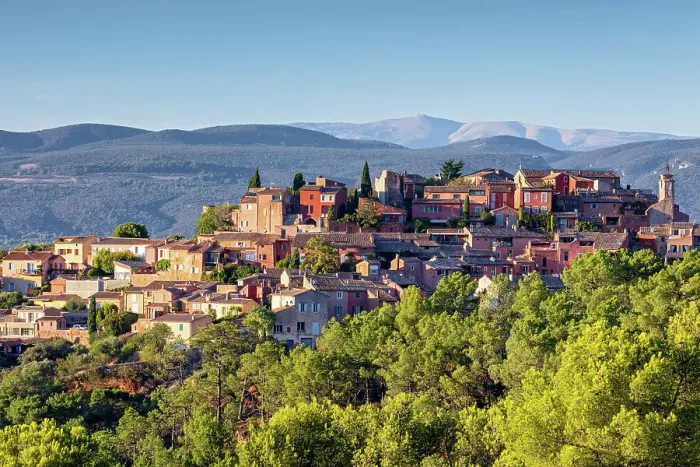 Framed Print : France, Provence, region Vaucluse, Roussillon village Framed Print : France, Provence, region Vaucluse, Roussillon village