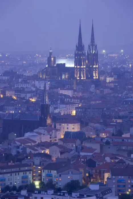 Framed Print : France, Puy-de-Dome Department, Auvergne Region, Clermont-Ferrand, city overview with Framed Print : France, Puy-de-Dome Department, Auvergne Region, Clermont-Ferrand, city overview with