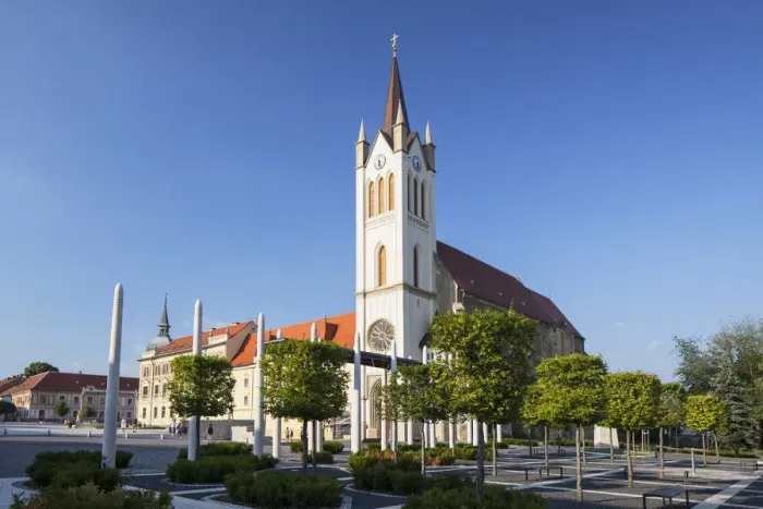 Framed Print : Franciscan Church, Keszthely, Lake Balaton, Hungary