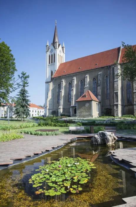 Framed Print : Franciscan Church, Keszthely, Lake Balaton, Hungary Framed Print : Franciscan Church, Keszthely, Lake Balaton, Hungary