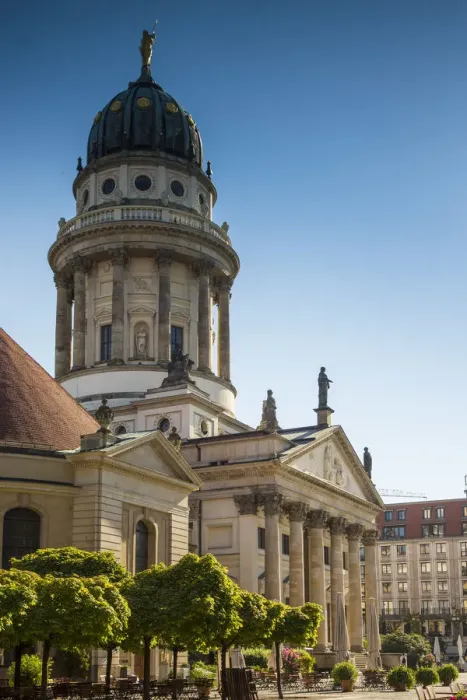 Framed Print : Franz. Friedrichstadtkirche, Gendarmenmarkt, Mitte, Berlin, Germany