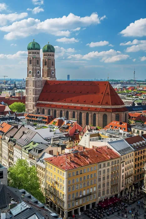 Framed Print : Frauenkirche church, Munich, Bavaria, Germany
