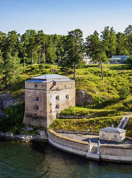 Fredriksborg Fortress, elevated view, Stockholm, Stockholm County, Sweden