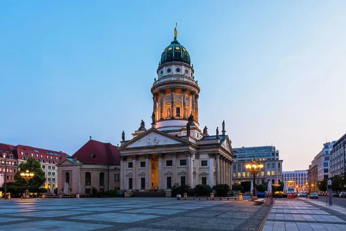 Framed Print : French Cathedral at Gendarmenmarkt, Berlin, Germany, Europe Framed Print : French Cathedral at Gendarmenmarkt, Berlin, Germany, Europe